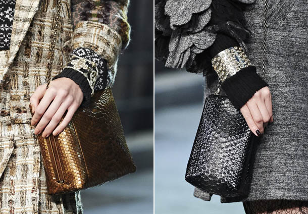 Модные сумки из змеиной кожи 2017 - Chanel