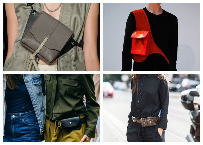 Модные сумки 2016: нательные сумки и сумки-пояса