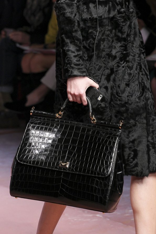 Модный женский портфель из крокодиловой кожи, фото