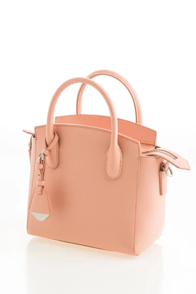 Красивая сумочка розовый женщин моды элегантность и роскошь — стоковое фото