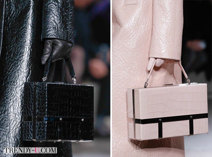 Стильные сумки прямоугольной формы Alexander McQueen FW 2015